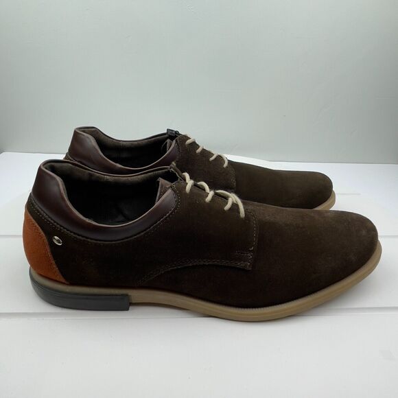 LOB FOOTWEAR Brown on Brown Dress Shoes Men´s Size 9...
